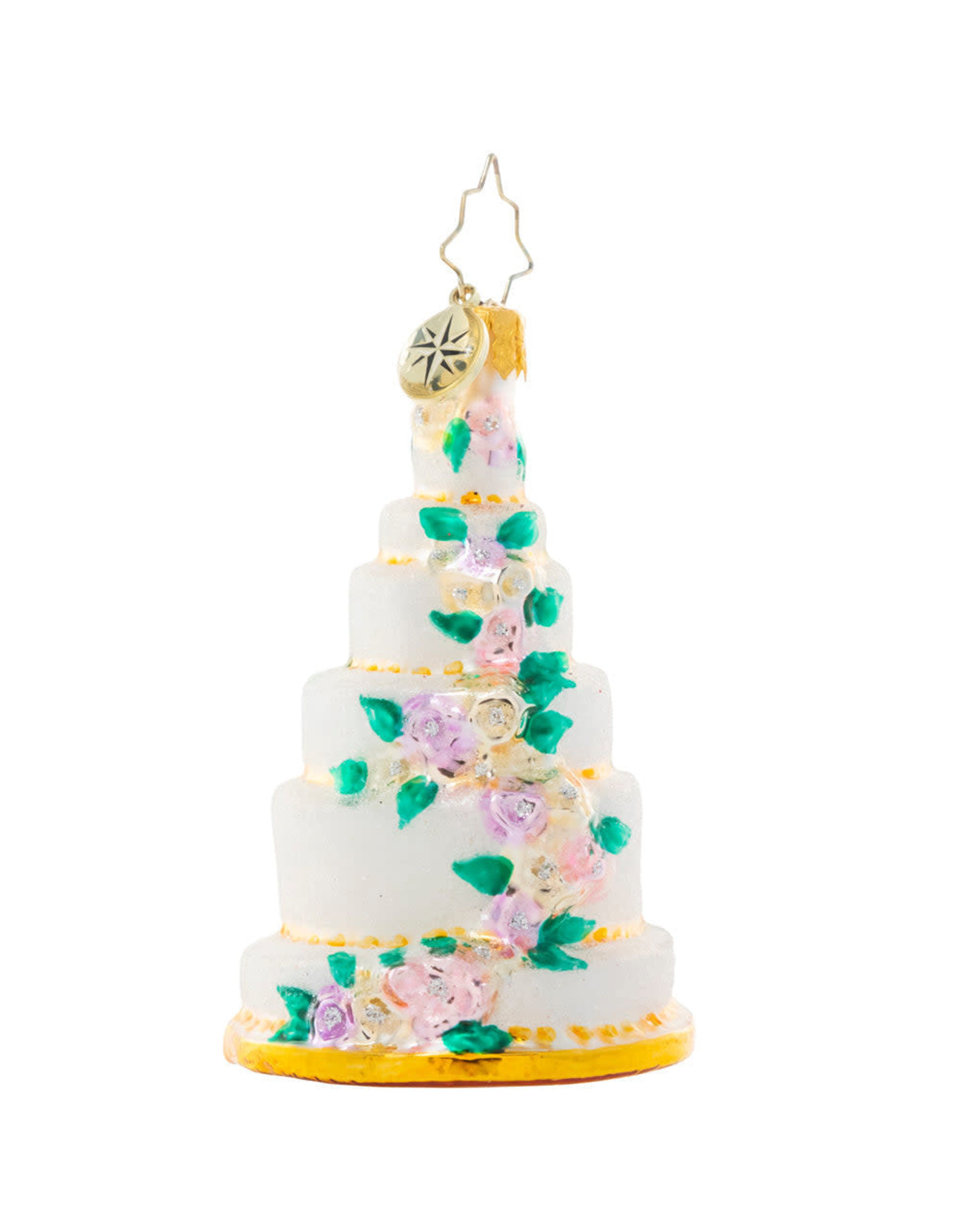 Christopher Radko Wedding Christmas Ornament Six-Tier Celebration Gem