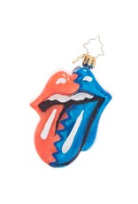 Christopher Radko Rolling Stones 60 Licks Gem Steel Wheels Ornament