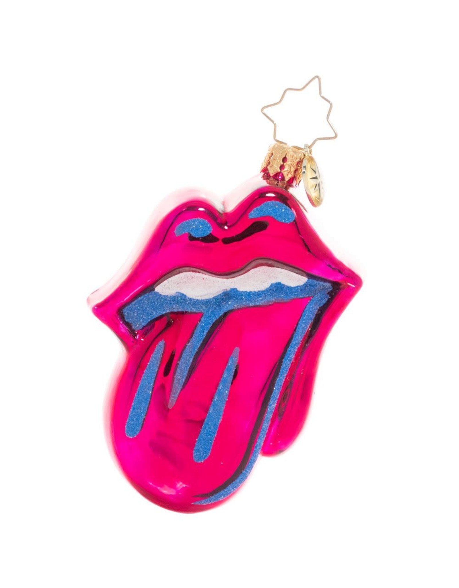 Christopher Radko Rolling Stones 60 Licks Gem Neon Psychedel-Licks