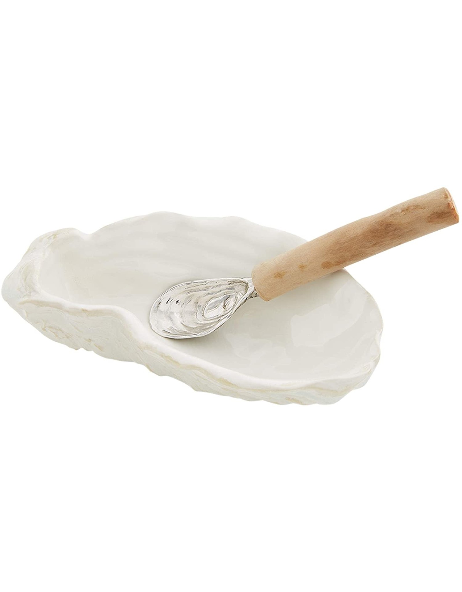 Mud Pie Oyster Shell Shaped Dip Set