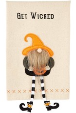 Mud Pie Halloween Gnome Dangle Legs Towel - Get Wicked