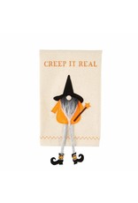 Mud Pie Halloween Gnome Dangle Legs Towel - Creep It Real