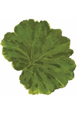 Caspari Green Leaf Die-Cut Hard Placemat 1ct
