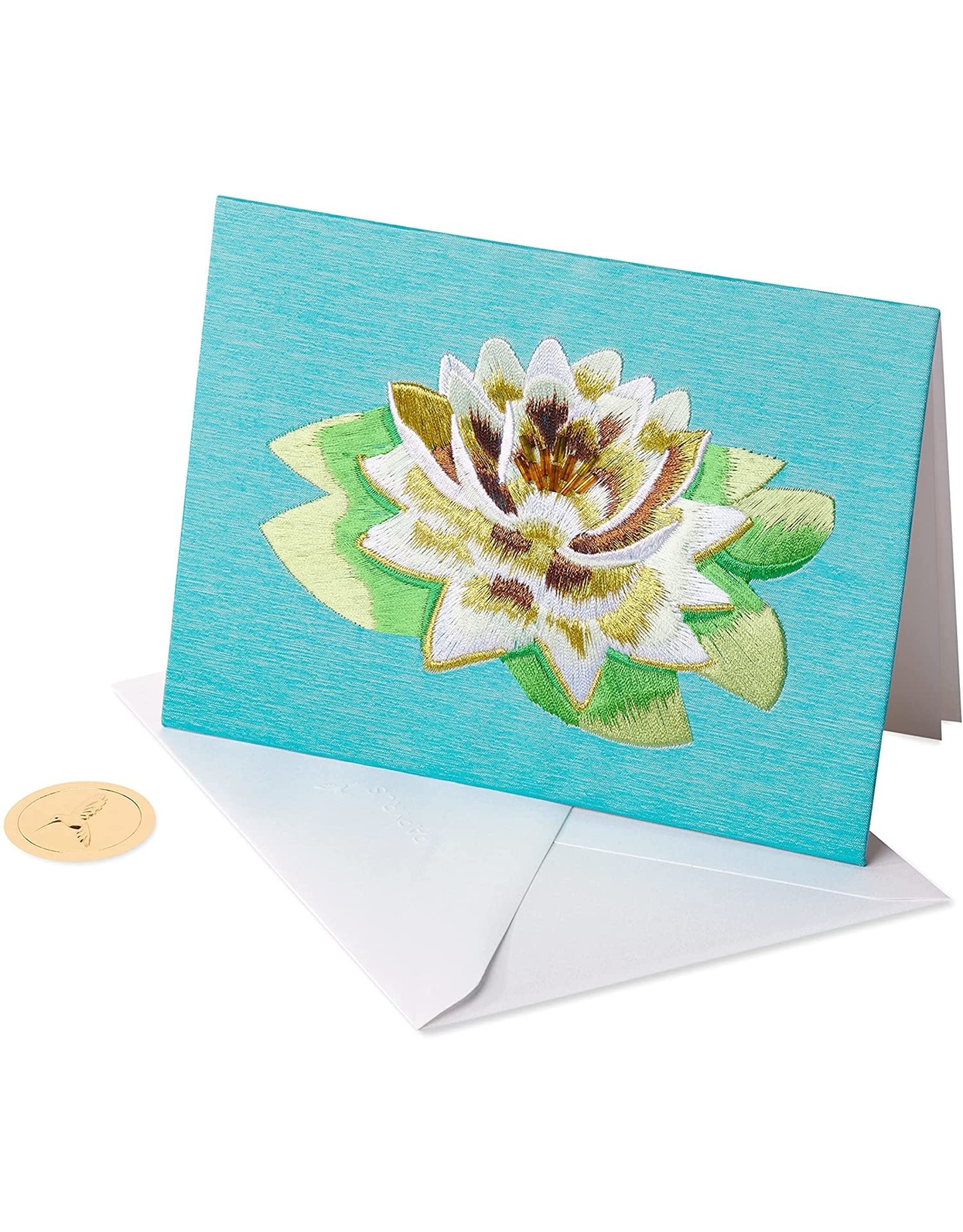 PAPYRUS® Sympathy Card Waterlily Wishing You Peace