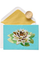 PAPYRUS® Sympathy Card Waterlily Wishing You Peace