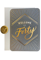 PAPYRUS® Birthday Card 40th Welcome To Forty