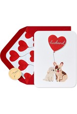 PAPYRUS® Anniversary Card For Husband Favorite Companion Dog W Balloons