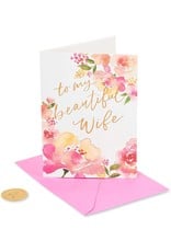 PAPYRUS® Birthday Cards For Wife Elegant Pink Ombre Flower Card
