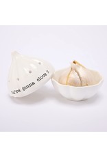 Mud Pie Garlic Keeper - You're Gonna Clove It
