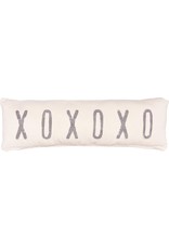 Mud Pie Xoxoxo Long Throw Pillow 11x35 Inch