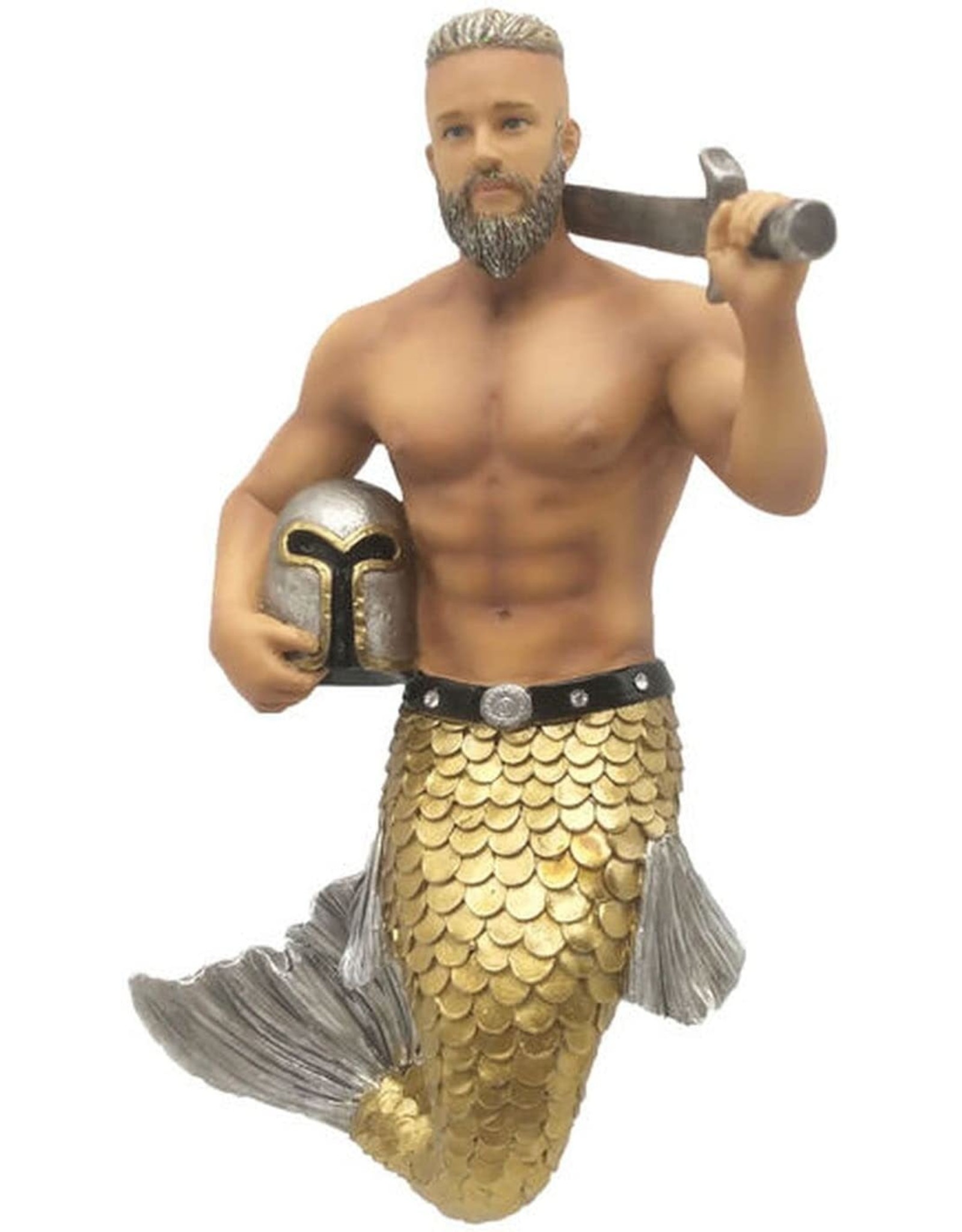 December Diamonds Swordfish Merman Ornament 7.5 Inch