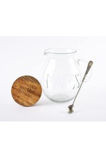 Mud Pie Margarita Pitcher With Lid And Spoon Serving Set