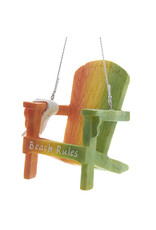 Kurt Adler Beach Chair With Towel Ornament OYG