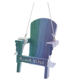 Kurt Adler Beach Chair With Towel Ornament GBB