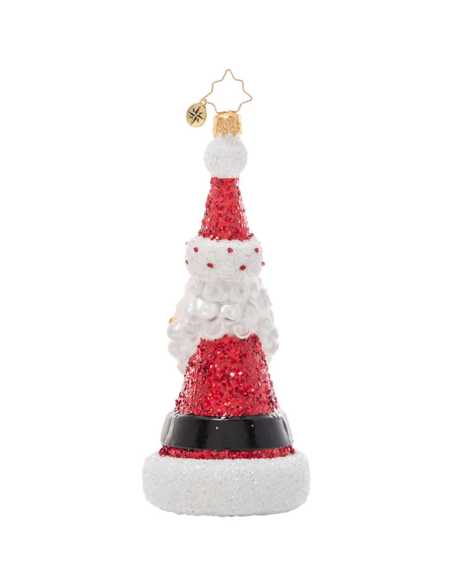 Christopher Radko Spangled Santa Christmas Ornament