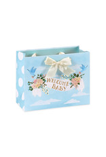 PAPYRUS® Gift Bag Medium 9Wx7Hx4D Welcome Baby New Baby Shower