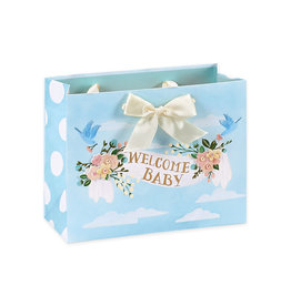 PAPYRUS® Gift Bag Medium 9Wx7Hx4D Welcome Baby New Baby Shower