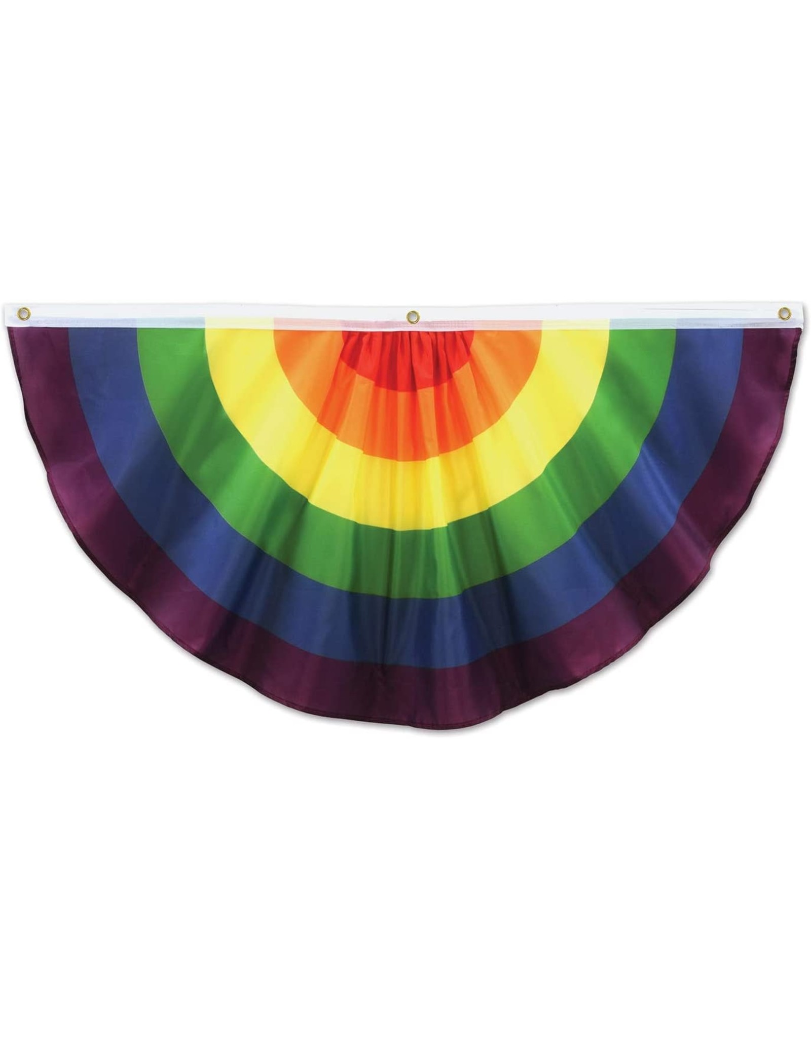 Beistle Rainbow Fabric Bunting 4x2 Feet