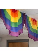 Beistle Rainbow Fabric Bunting 4x2 Feet
