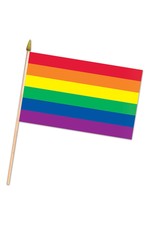Beistle Rainbow Flag 1ct 11x18 Inches