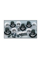 Beistle Tuxedo-Nite Happy New Year Party Supplies Set For 10 People