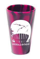 SiliPINT Silicone Pint Glass Lauderdale-By-The-Sea 16oz Alpenglow