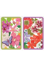 Caspari Playing Cards 2 Decks Of Halsted Floral LARGE Type