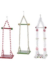 Mark Roberts Fairies Elf Swing Sets Small 6x18 Inches 3 Assorted
