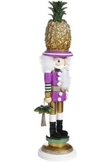 Kurt Adler Hollywood Nutcrackers Pineapple Hat Nutcracker 19.5 Inch