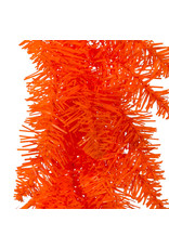 Kurt Adler Un-Lit Orange Wreath 18 Inch Halloween Decor