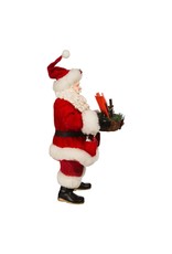 Kurt Adler Hershey's™ Santa With Basket Of Candy Bars 15H Table-piece