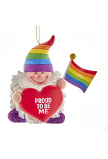 Kurt Adler Pride Gnome Ornament Proud To Be Me