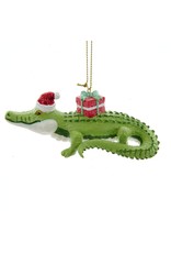 Kurt Adler Under The Sea Crocodile With Gift Box Ornament
