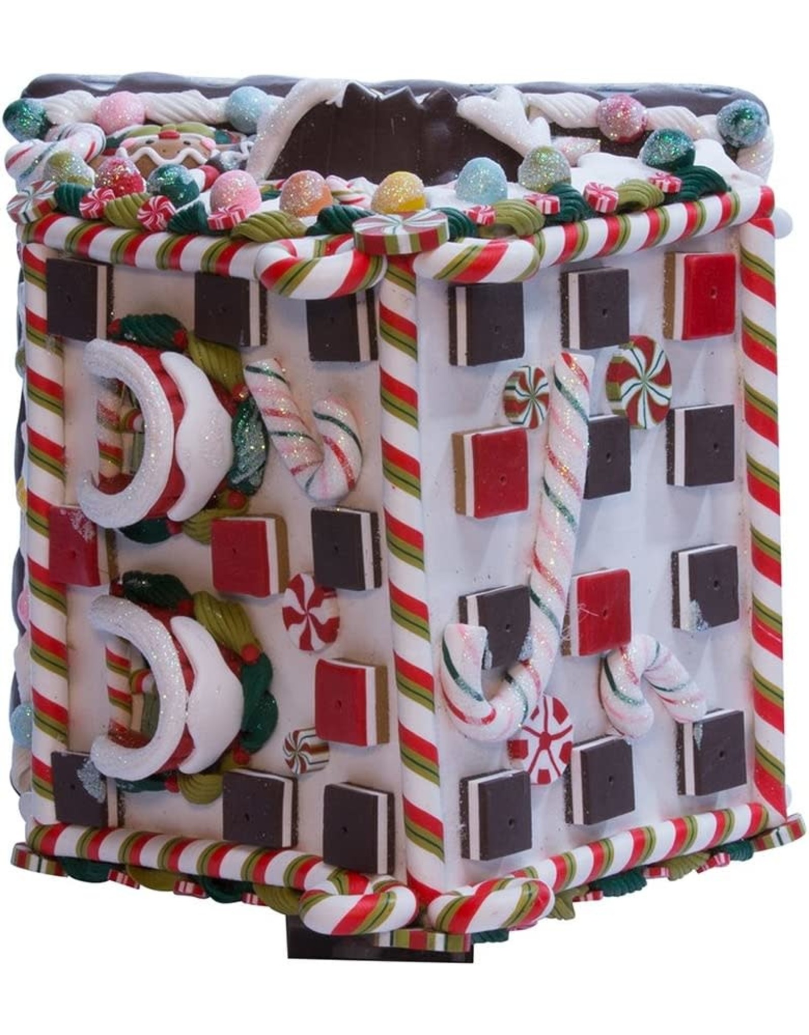 Kurt Adler Gingerbread Houses Claydough Candy Lighted House