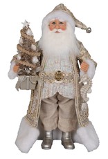 Karen Didion Champagne Coastal Santa Christmas Decor