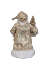 Karen Didion Champagne Coastal Santa Christmas Decor