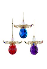 Kurt Adler Jeweled Angel Ornaments 3 Assorted