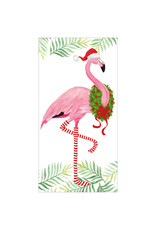 Caspari Christmas Money Holder Cards 4pk Christmas Flamingo