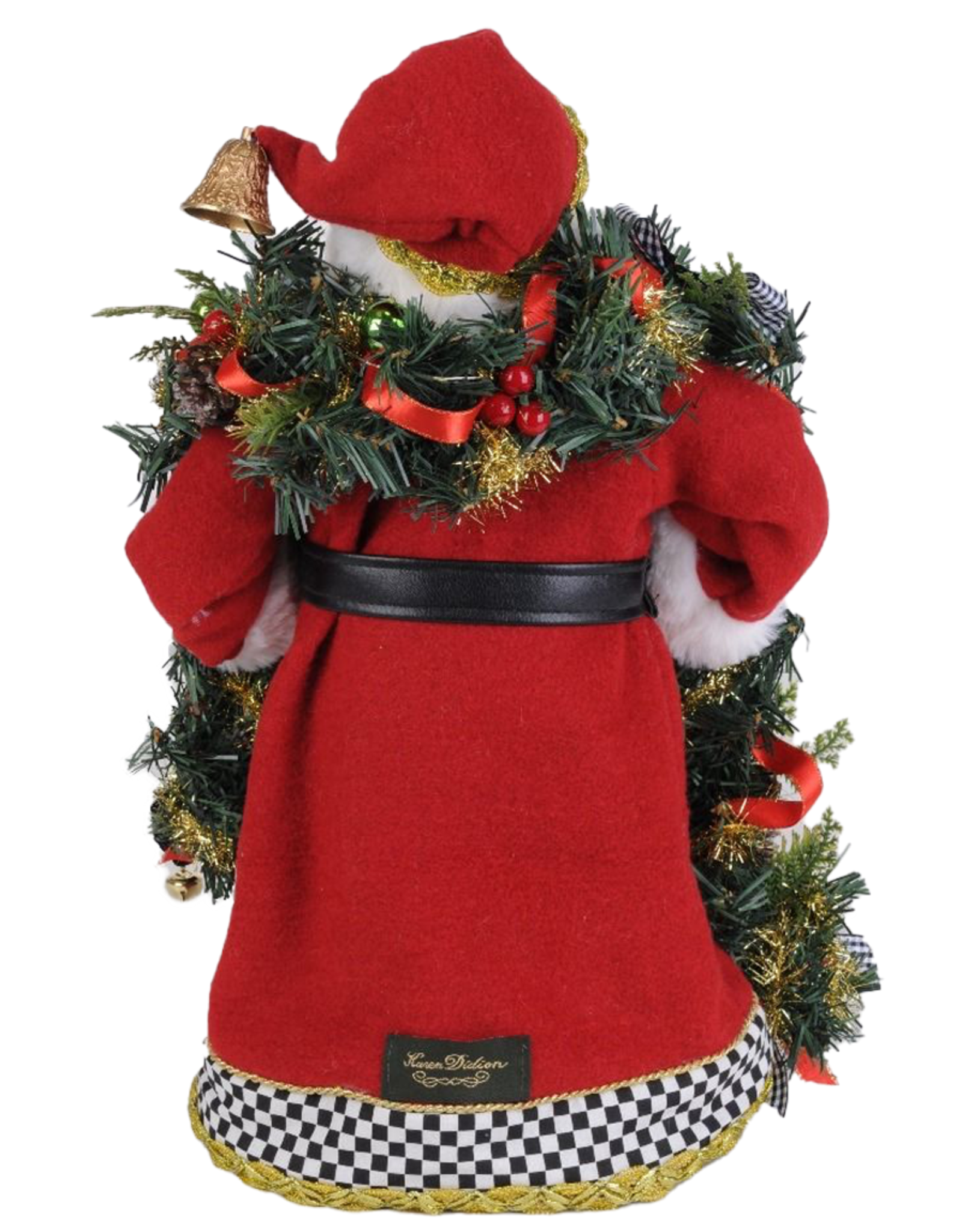 Karen Didion Lighted Merry And Bright Santa Christmas Decor