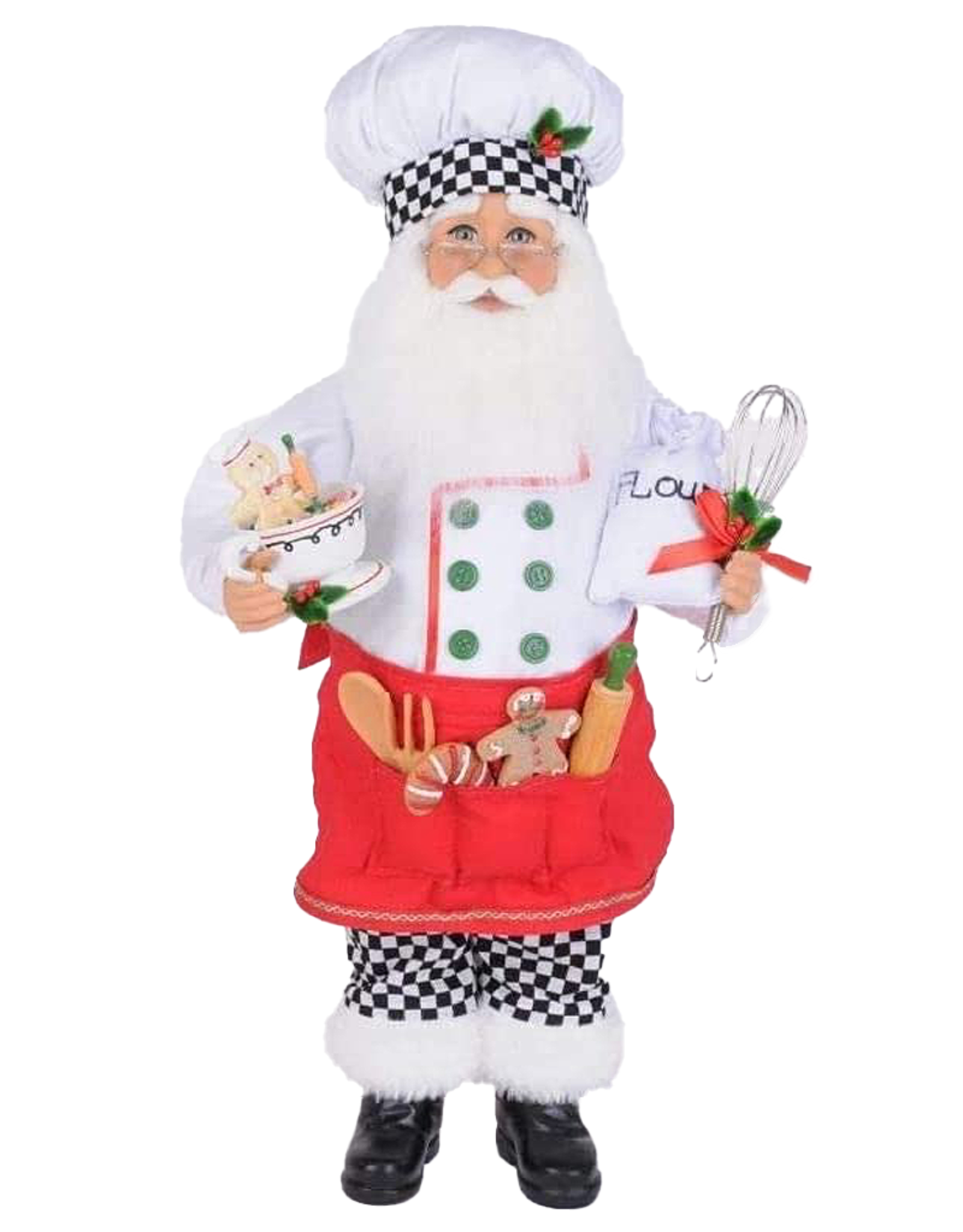 Karen Didion Baking Cookies Santa Christmas Decor