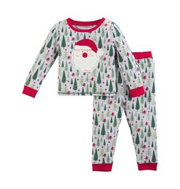 Mud Pie Christmas Sleepwear Family Pajamas 2pc Set Kids 9-12 Months