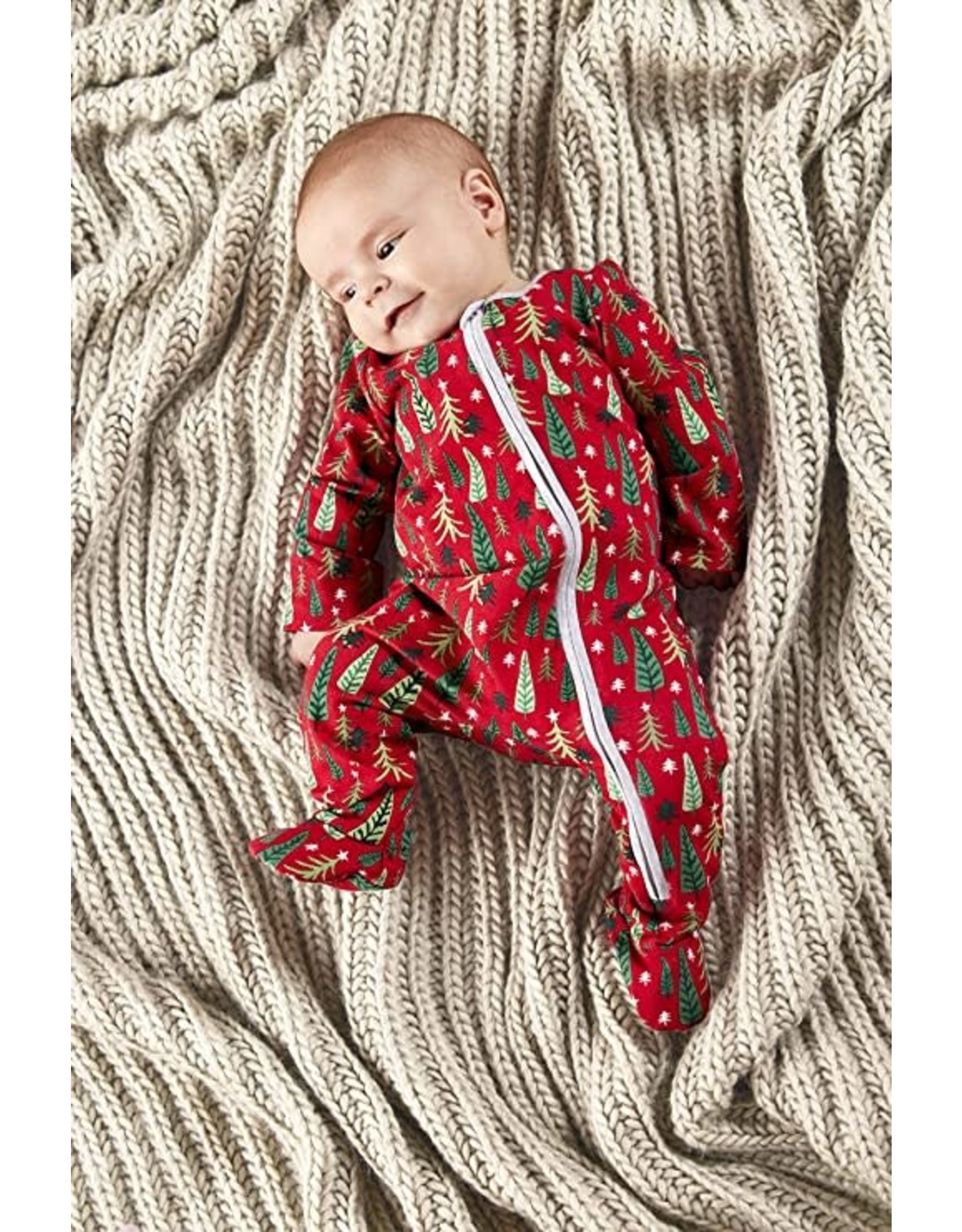 Mud Pie Christmas Sleepwear Family Pajamas Sleeper Baby 3-6 Months