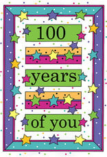 Recycled Paper Greetings Birthday Card 100th Birthday 100 Years of You