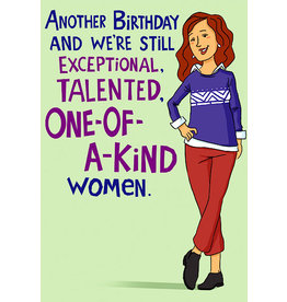 Recycled Paper Greetings Birthday Card Exceptional Talented Women