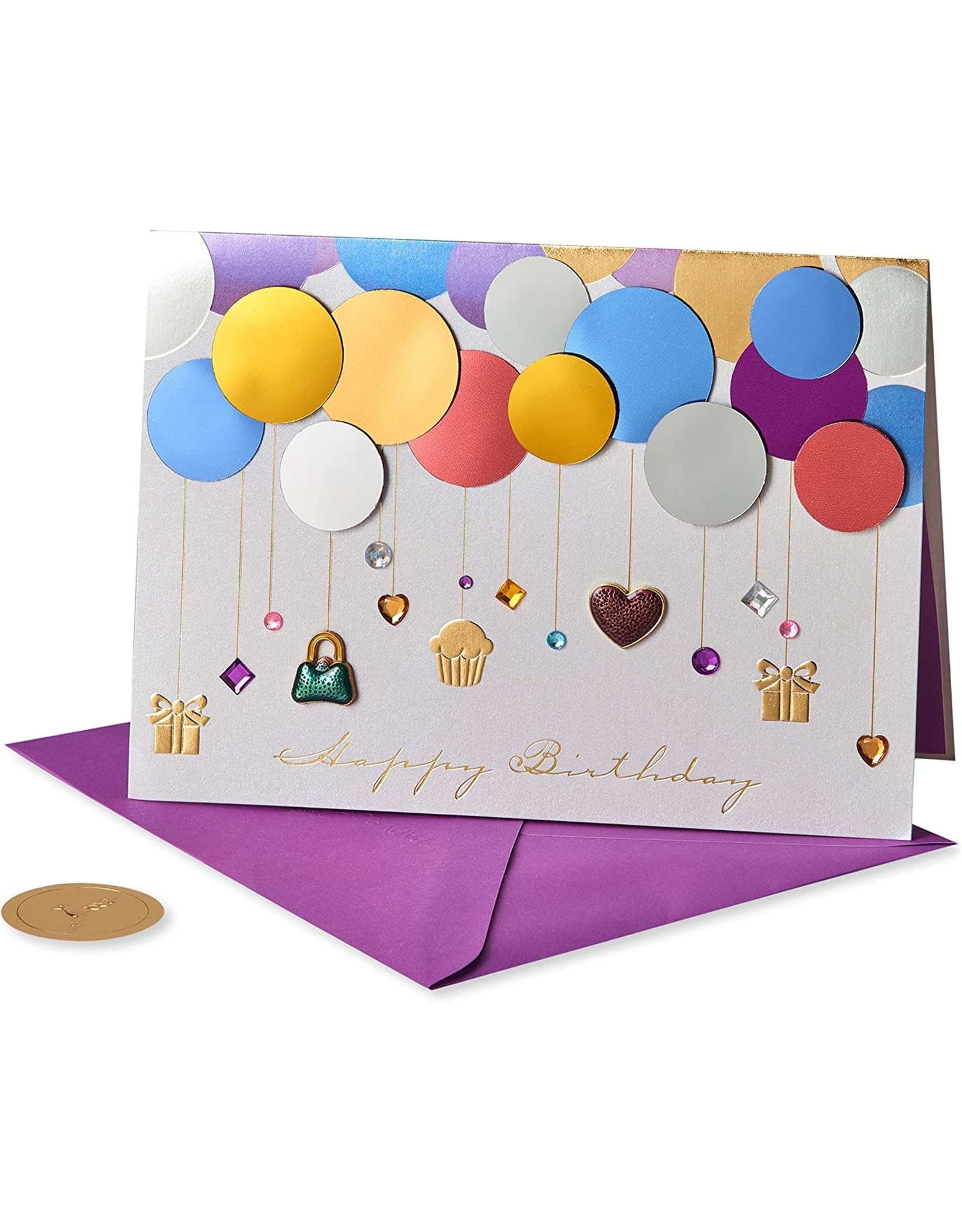 PAPYRUS® Birthday Card Layers of Balloons