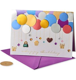 PAPYRUS® Birthday Card Layers of Balloons