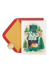 PAPYRUS® Boxed Christmas Cards 14ct Christmas Mantel