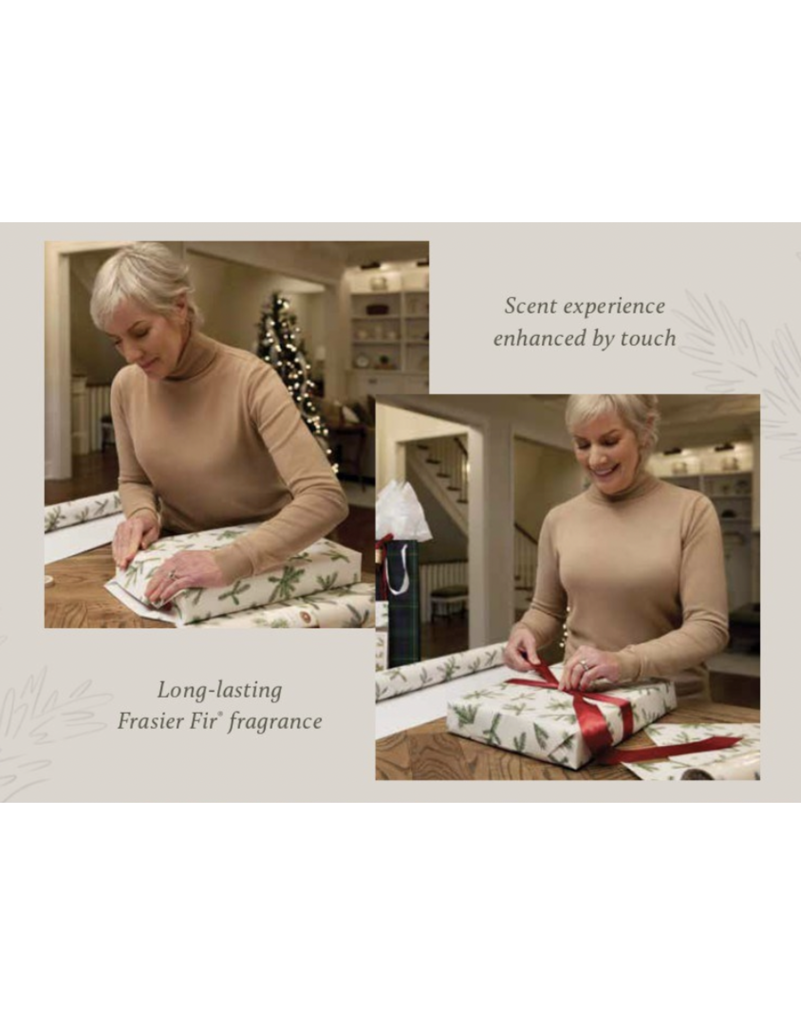 Frasier Fir Fragranced Adhesive Christmas Gift Tags 16ct