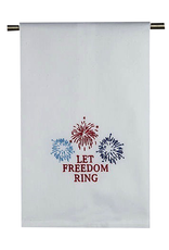 Peking Handicraft Patriotic Kitchen Towel w Let Freedom Ring 16x25