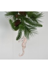 David Christophers Metallic Seahorse Ornament 6 Inch Pink